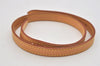 Authentic Louis Vuitton Leather Shoulder Strap For Bucket PM 27.6" Beige 3078I