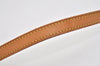 Authentic Louis Vuitton Leather Shoulder Strap For Bucket PM 27.6" Beige 3080I