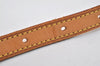 Authentic Louis Vuitton Leather Shoulder Strap For Bucket PM 27.6" Beige 3080I