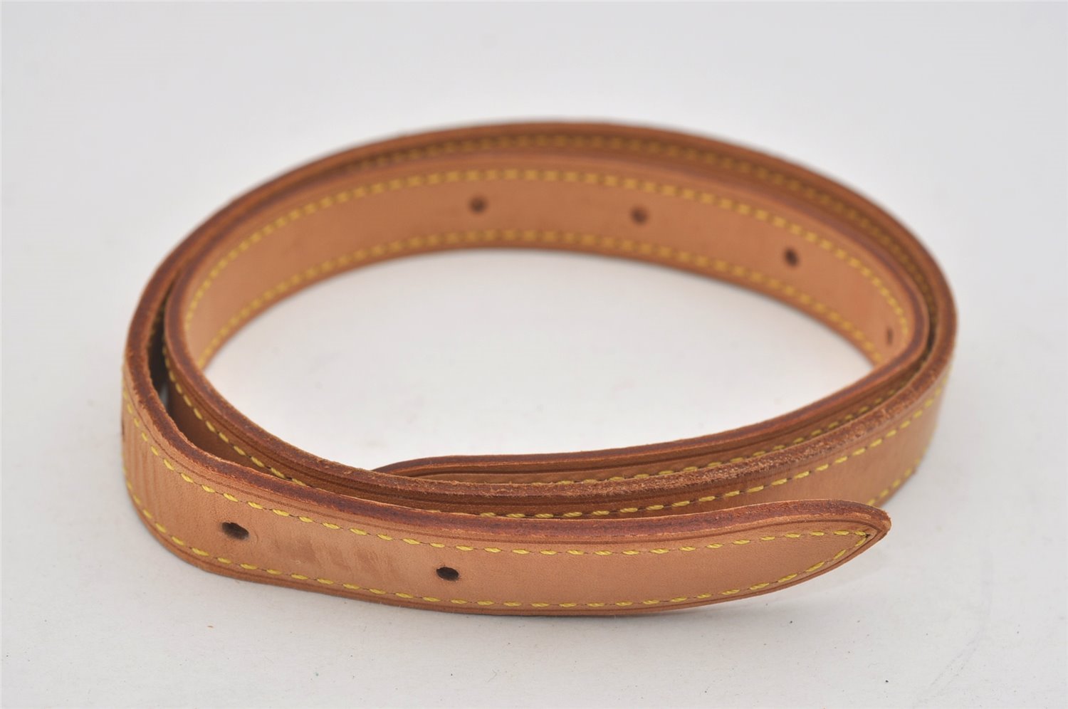 Authentic Louis Vuitton Leather Shoulder Strap For Bucket GM 31.9