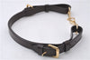 Authentic Louis Vuitton Leather Shoulder Strap Brown 21.7-25"LV 3082D