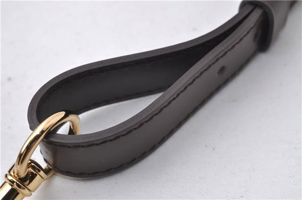 Authentic Louis Vuitton Leather Shoulder Strap Brown 21.7-25"LV 3082D