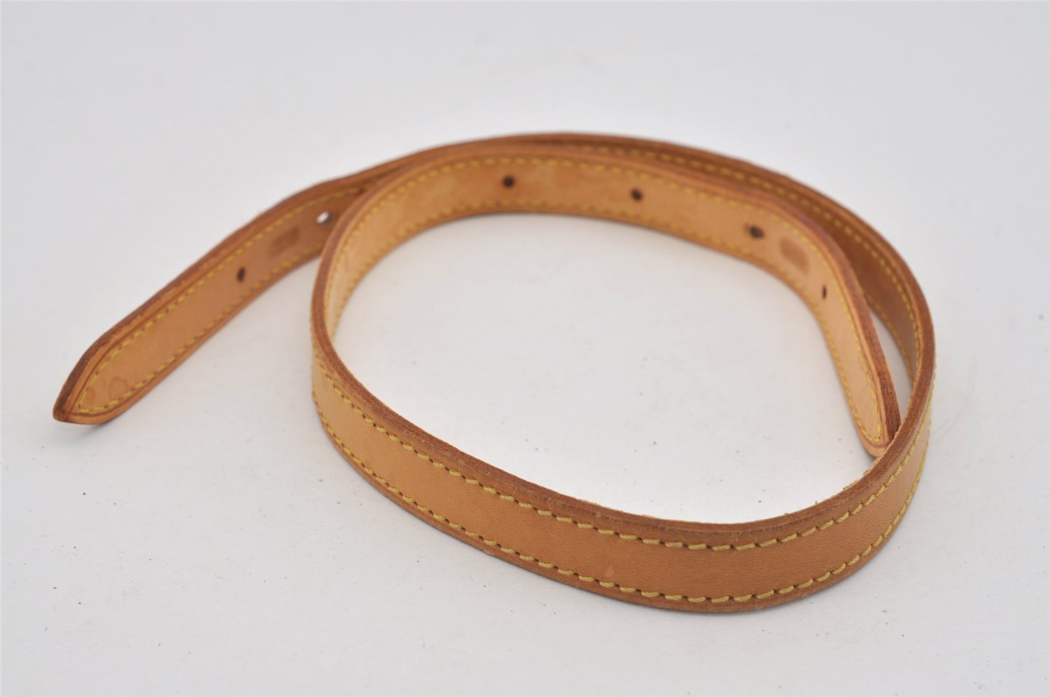 Authentic Louis Vuitton Leather Shoulder Strap For Bucket PM 27.6