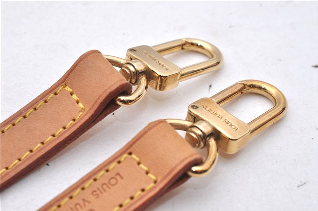 Authentic Louis Vuitton Leather Shoulder Strap Beige 39