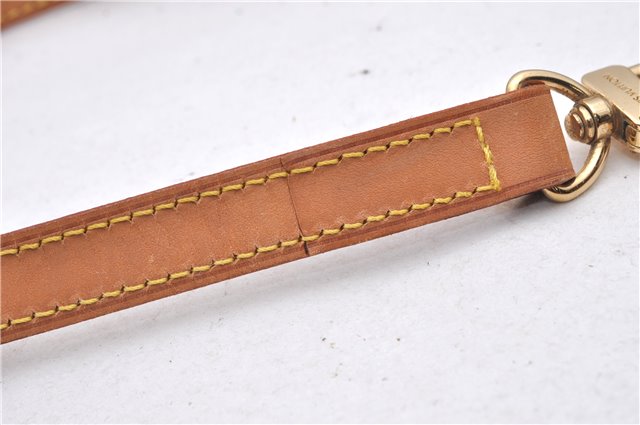 Authentic Louis Vuitton Leather Shoulder Strap Beige 39