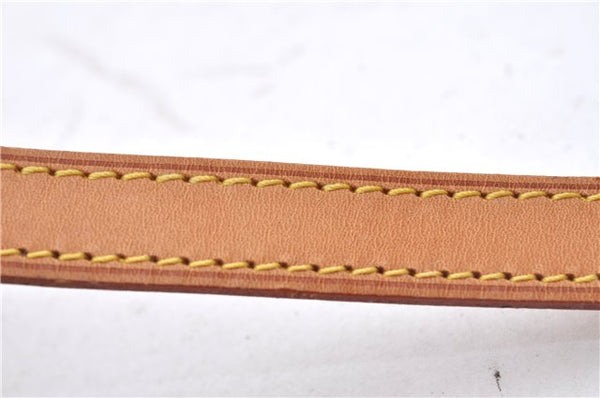 Authentic Louis Vuitton Leather Shoulder Strap Beige 39" LV 3084D