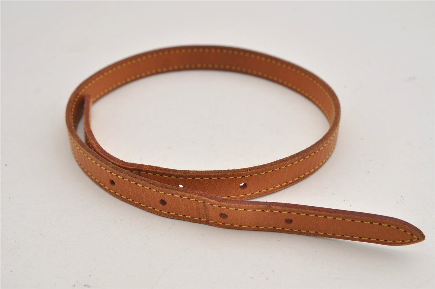 Authentic Louis Vuitton Leather Shoulder Strap For Bucket PM 27.6