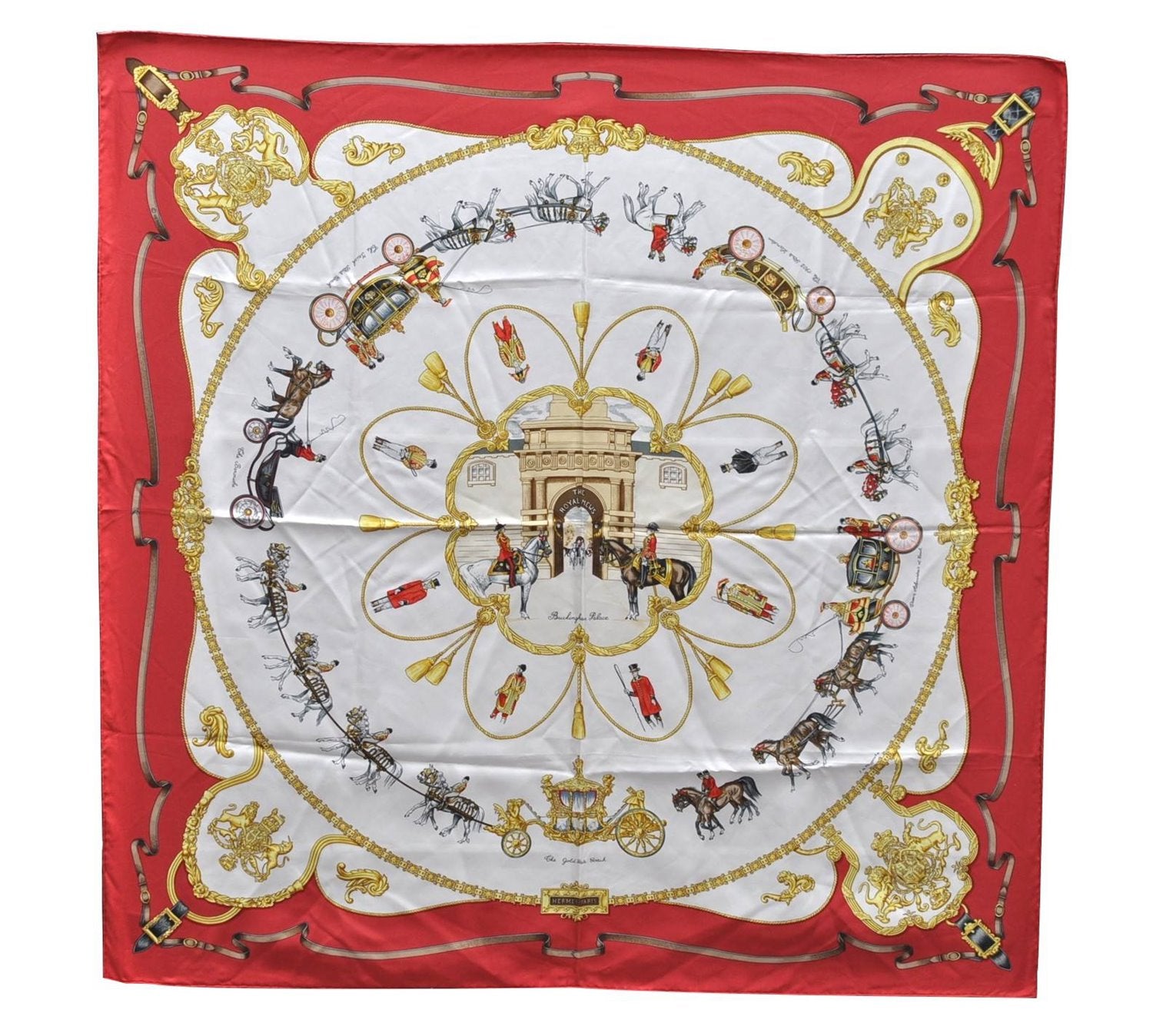 Authentic HERMES Carre 90 Scarf 
