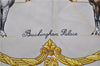 Authentic HERMES Carre 90 Scarf "Buckingham Palace" Silk Red 3087D