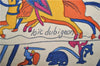 Authentic HERMES Carre 90 Scarf "A LA GLOIRE DE GVILLAVME" Silk Yellow 3089E