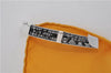 Authentic HERMES Carre 90 Scarf "A LA GLOIRE DE GVILLAVME" Silk Yellow 3089E