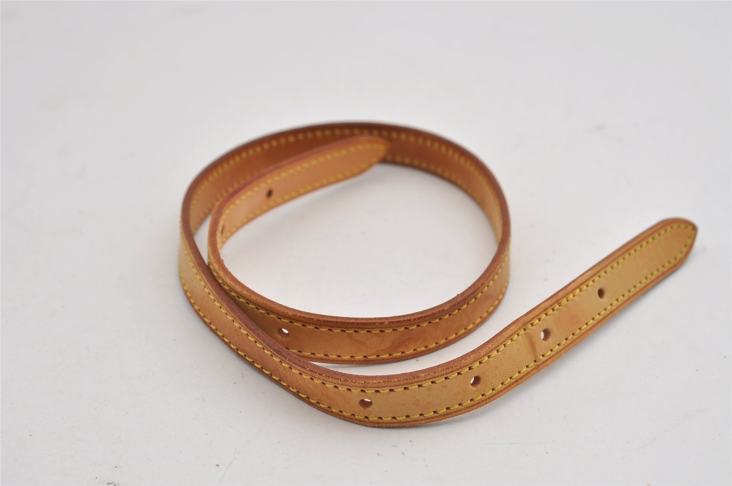 Authentic Louis Vuitton Leather Shoulder Strap For Bucket PM 27.6