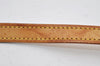 Authentic Louis Vuitton Leather Shoulder Strap For Bucket PM 27.6" Beige 3089I