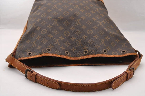 Authentic Louis Vuitton Monogram Noe Shoulder Drawstring Bag M42224 LV 3090I
