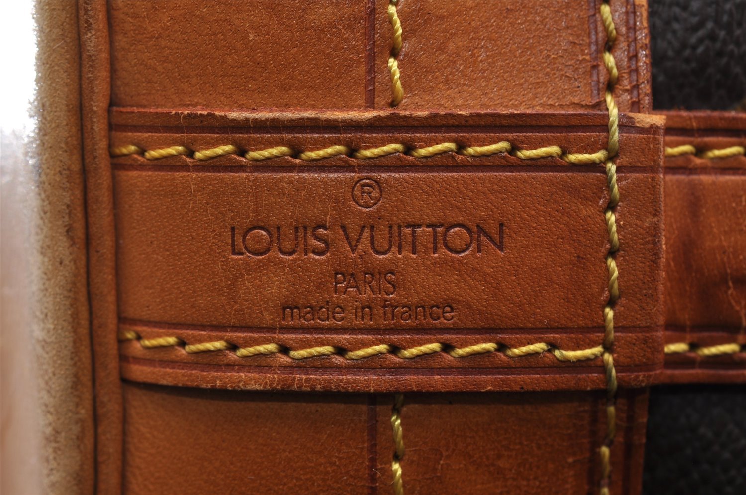 Authentic Louis Vuitton Monogram Noe Shoulder Drawstring Bag M42224 LV 3090I