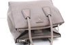 Authentic PRADA Leather Shoulder Hand Bag Gray 3091D