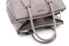 Authentic PRADA Leather Shoulder Hand Bag Gray 3091D