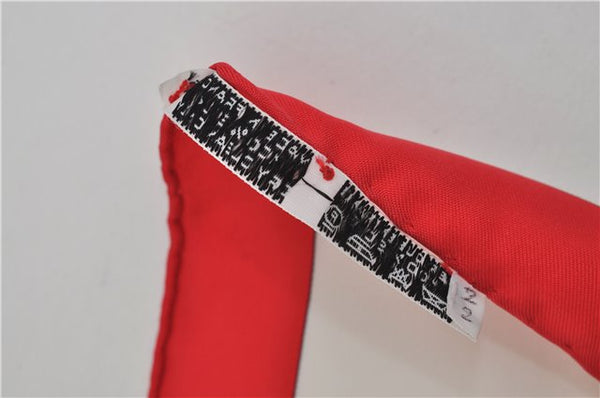 Authentic HERMES Carre 90 Scarf "KOSMIMA" Silk Red 3092E