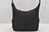 Authentic GUCCI Shoulder Hand Bag Purse GG Canvas Leather 01234 Brown 3093I