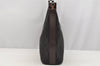Authentic GUCCI Shoulder Hand Bag Purse GG Canvas Leather 01234 Brown 3093I