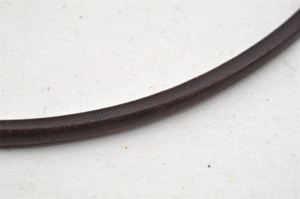 Authentic GUCCI Shoulder Hand Bag Purse GG Canvas Leather 01234 Brown 3093I