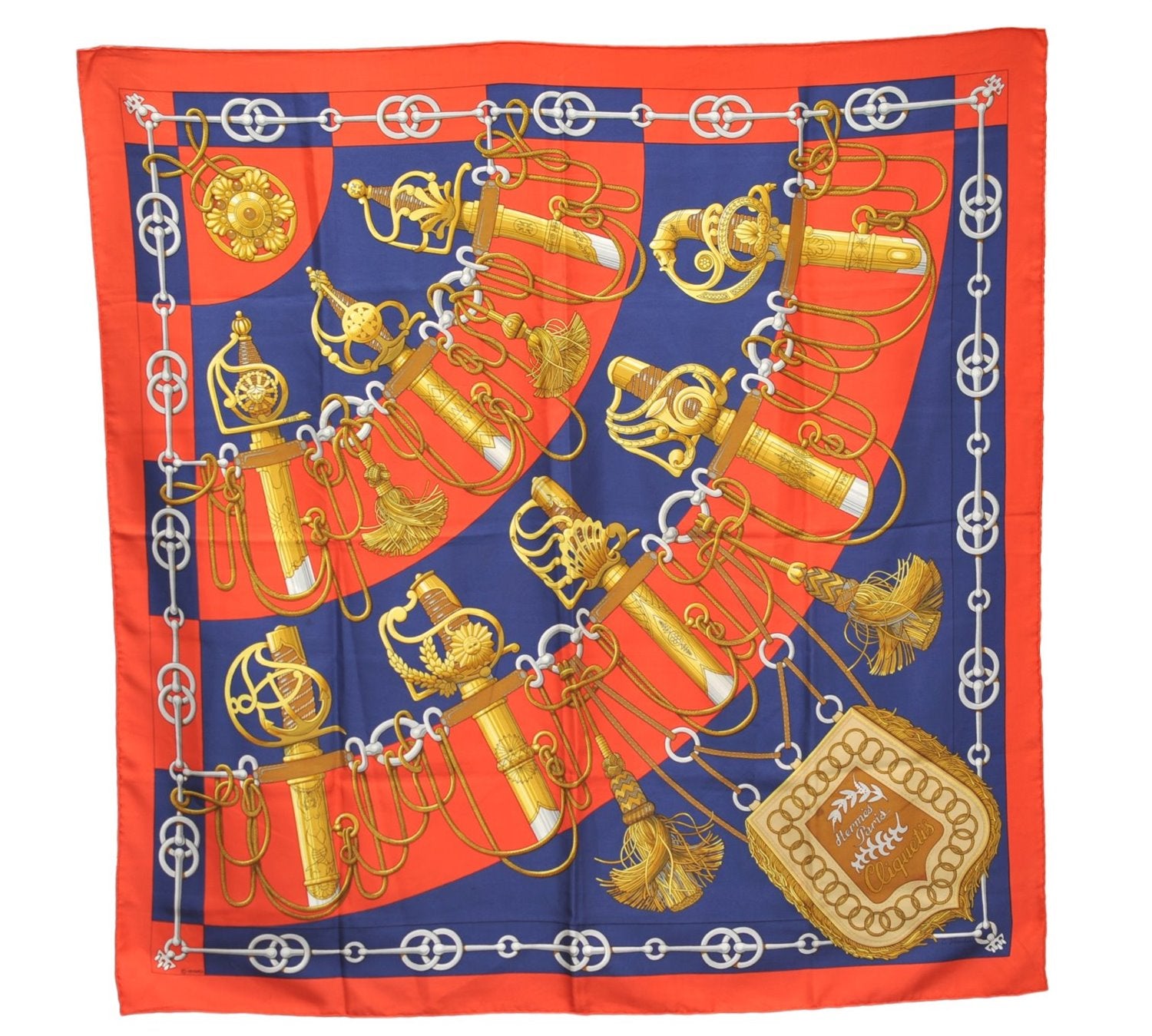 Authentic HERMES Carre 90 Scarf 