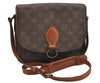 Authentic Louis Vuitton Monogram Saint Cloud GM M51242 Shoulder Cross Bag 3094I