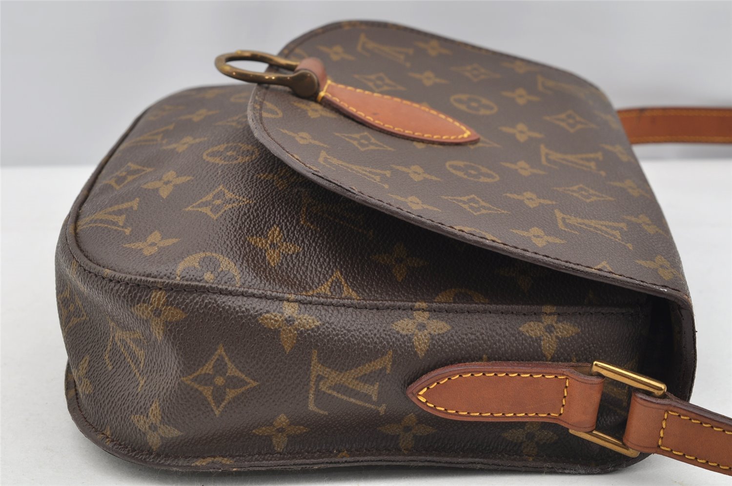 Authentic Louis Vuitton Monogram Saint Cloud GM M51242 Shoulder Cross Bag 3094I
