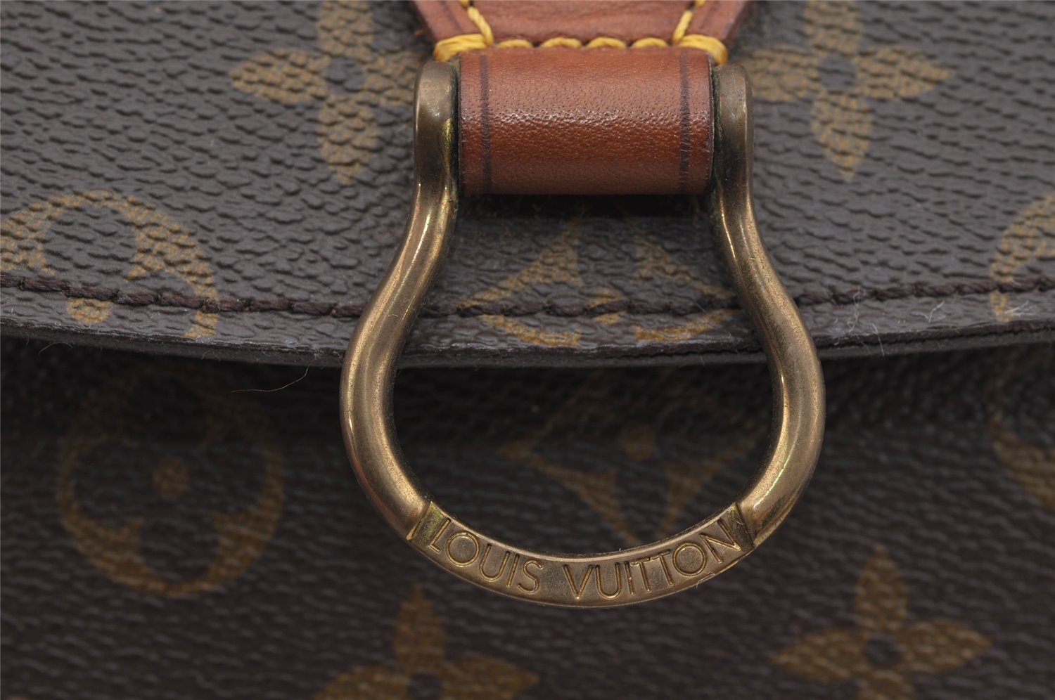 Authentic Louis Vuitton Monogram Saint Cloud GM M51242 Shoulder Cross Bag 3094I