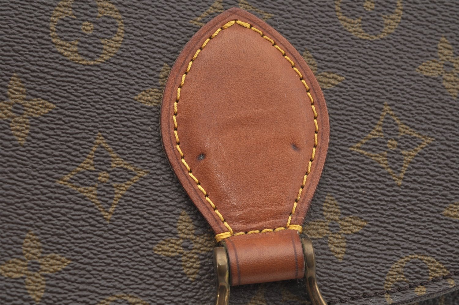 Authentic Louis Vuitton Monogram Saint Cloud GM M51242 Shoulder Cross Bag 3094I