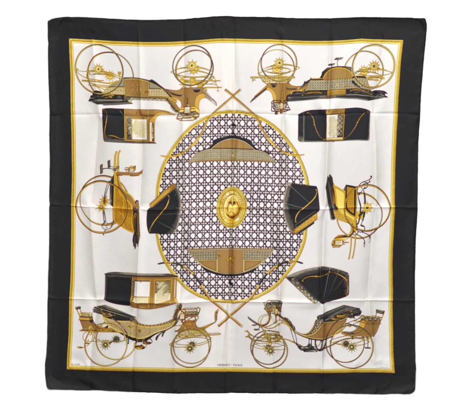 Authentic HERMES Carre 90 Scarf 