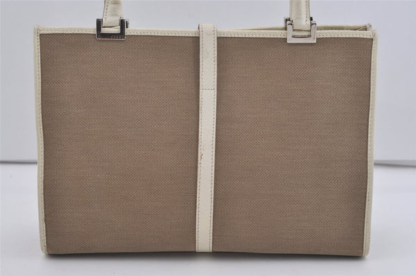 Authentic GUCCI Jackie Shoulder Hand Bag GG Canvas Leather 0021073 Beige 3095I