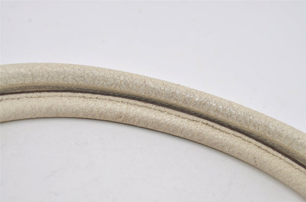 Authentic GUCCI Jackie Shoulder Hand Bag GG Canvas Leather 0021073 Beige 3095I