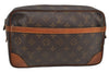 Authentic Louis Vuitton Monogram Compiegne 28 Clutch Hand Bag M51845 LV 3096I