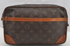 Authentic Louis Vuitton Monogram Compiegne 28 Clutch Hand Bag M51845 LV 3096I