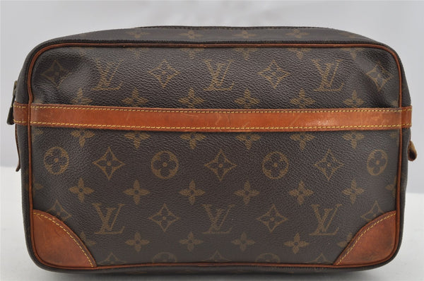 Authentic Louis Vuitton Monogram Compiegne 28 Clutch Hand Bag M51845 LV 3096I