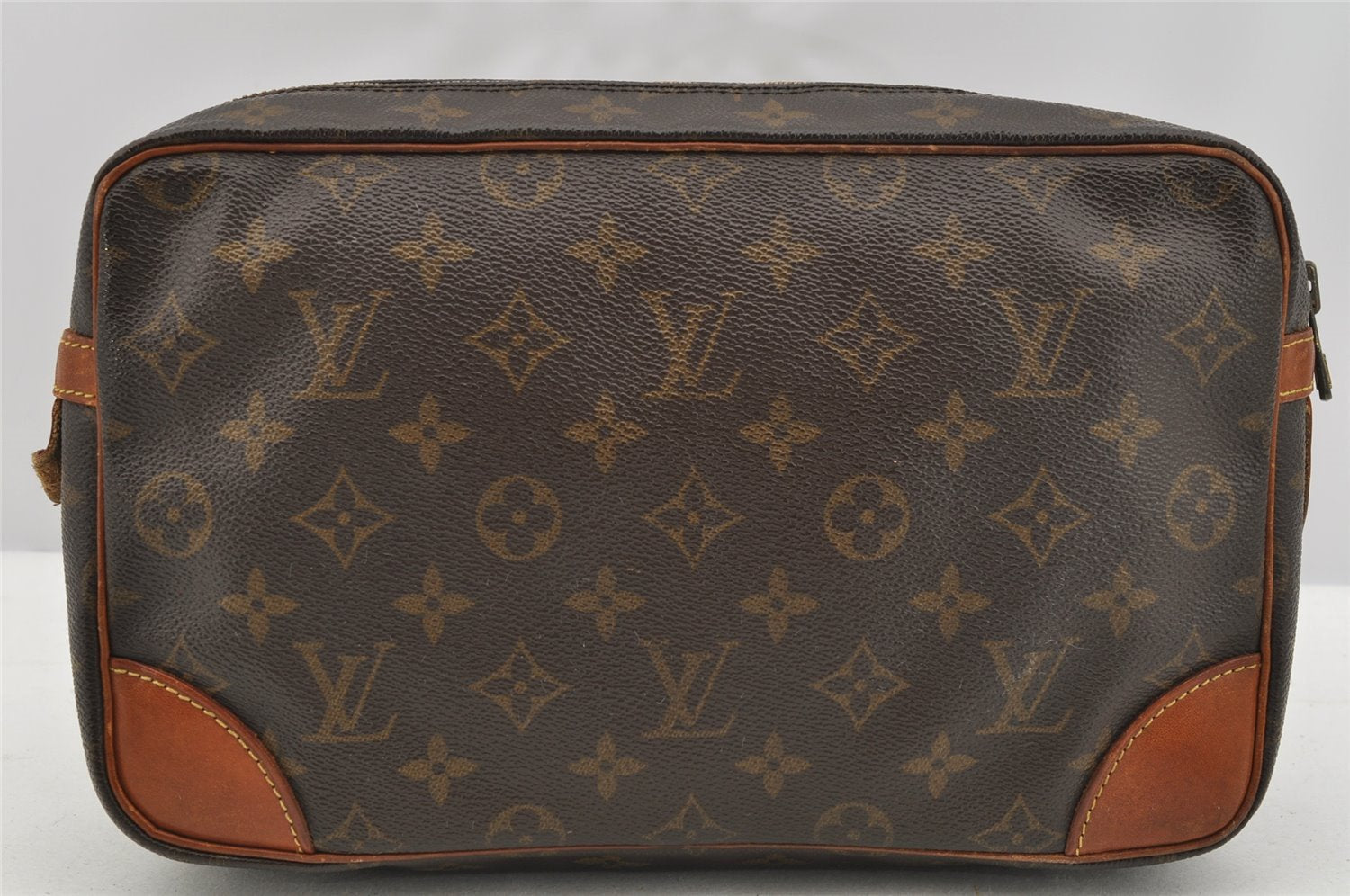 Authentic Louis Vuitton Monogram Compiegne 28 Clutch Hand Bag M51845 LV 3096I