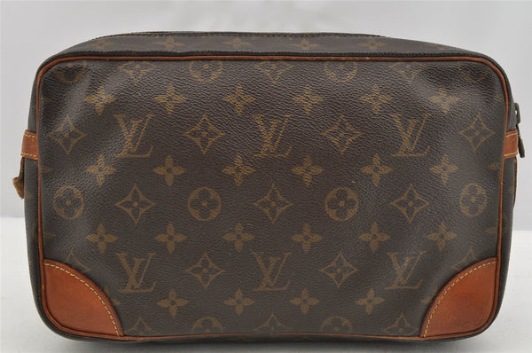 Authentic Louis Vuitton Monogram Compiegne 28 Clutch Hand Bag M51845 LV 3096I