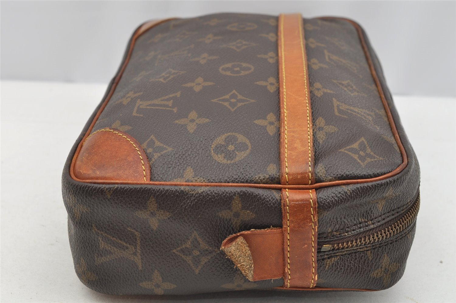 Authentic Louis Vuitton Monogram Compiegne 28 Clutch Hand Bag M51845 LV 3096I