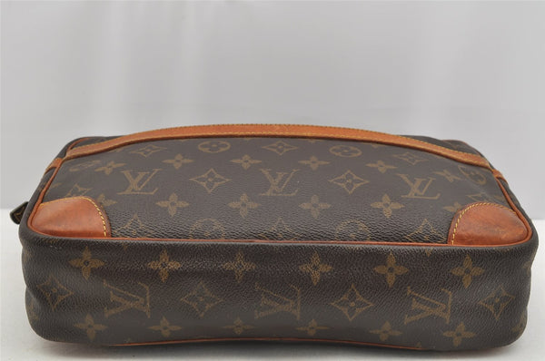 Authentic Louis Vuitton Monogram Compiegne 28 Clutch Hand Bag M51845 LV 3096I
