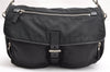 Authentic PRADA Nylon Tessuto Saffiano Leather Shoulder Hand Bag Black 3097I