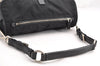 Authentic PRADA Nylon Tessuto Saffiano Leather Shoulder Hand Bag Black 3097I