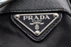 Authentic PRADA Nylon Tessuto Saffiano Leather Shoulder Hand Bag Black 3097I