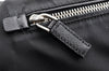 Authentic PRADA Nylon Tessuto Saffiano Leather Shoulder Hand Bag Black 3097I