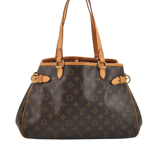 Authentic Louis Vuitton Monogram Batignolles Horizontal Tote Bag M51154 LV 3098I