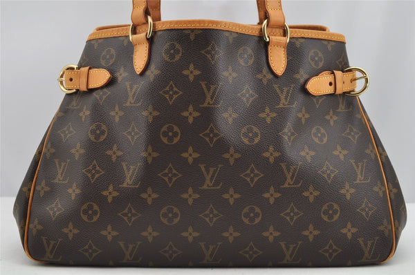 Authentic Louis Vuitton Monogram Batignolles Horizontal Tote Bag M51154 LV 3098I