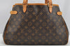 Authentic Louis Vuitton Monogram Batignolles Horizontal Tote Bag M51154 LV 3098I