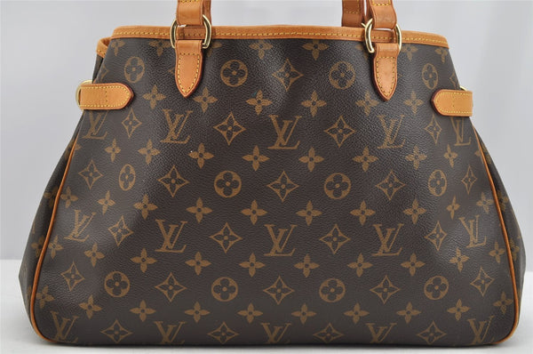 Authentic Louis Vuitton Monogram Batignolles Horizontal Tote Bag M51154 LV 3098I