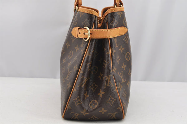 Authentic Louis Vuitton Monogram Batignolles Horizontal Tote Bag M51154 LV 3098I