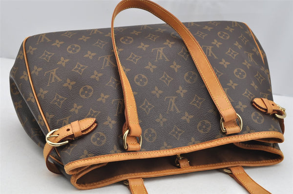 Authentic Louis Vuitton Monogram Batignolles Horizontal Tote Bag M51154 LV 3098I